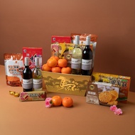 FarEastFlora.com - Chinese New Year Oranges & Goodies Hamper - 金运丰呈 Golden Fortune Abundance - CTJ53