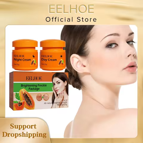 EELHOE Whitening Freckle Cream Anti Pigment Dark Spot Corrector Lighten Skin Brightening Papaya Crea