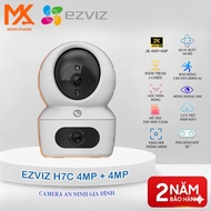 [GENUINE EZVIZ] EZVIZ H7c Dual 4M 4M Scanning Wi-Fi Camera – Panoramic Dual Lens, Smart Tracking