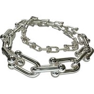TIFFANY & Co./Tiffany HardWear 漸變鍊式項鍊，925 純銀，105 克，45 厘米，男女通用