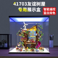 [Ready Stock Display Box] Acrylic Display Box Suitable for LEGO LEGO 41703 Friendship Tree House Tra