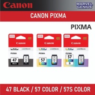 [ 100% ORIGINAL GENUINE ]CANON PIXMA INK 47 BLACK CL-57s CL-57 for E Printer-Series - E410/E470/E460/E480/E3170/E4270