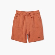 Babyshop Giggle Textured Shorts with Drawstring Closure and Pockets