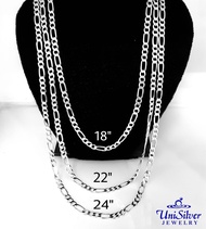 Unisilver 925 Sterling Mens Necklace (MNH23)