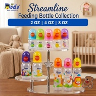 Dodo Streamline Feeding Bottle 2 OZ | 4 OZ | 8 OZ - Newborn Baby Milk Bottle