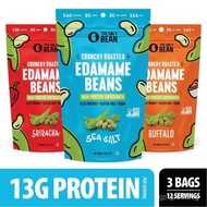 The Only Bean - Crunchy Roasted Edamame Beans (Variety) - Keto Snack, High Protein, Healthy Snacks, 