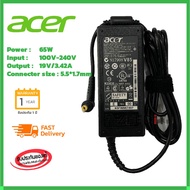 Acer Adapter ของแท้ 19V/3.42A 65W หัวขนาด 5.5*1.7mm Acer Aspire E5-571P-7256 E5-572G-72M5 E5-771G-7