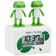 Rhythm alarm clock digital clock Kero clock 2 White 106 × 82 × 60mm 8RDA46RH03 【Direct from Japan】
