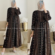 Midi dress wanita /Dress Korean style /Midi Dress Muslim /baju gamis wanita / Midi dress Rayon/ Midi