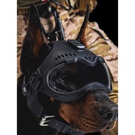 Tactical Soldier K9 Tactical Dog Safety Helmet Large Dog Patrol Riotproof Dog Dog Goggles Tactical E