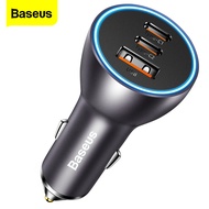 Baseus 65W USB Car Charger Type C Quick Charge QC 4.0 PD 3.0 Fast Car Charging Charger For iPhone 14