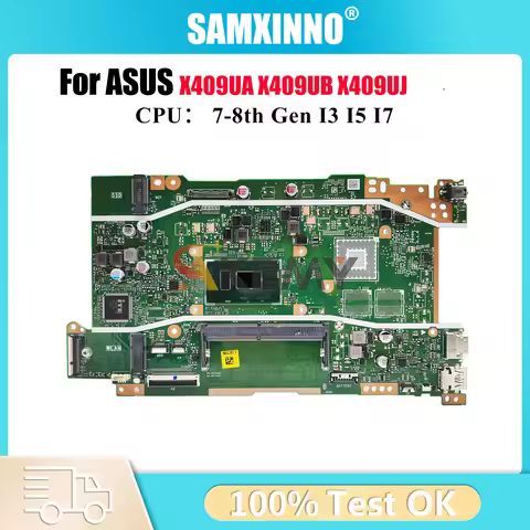 X409UA Laptop Motherboard For ASUS VivoBook F409U F509U X409UJ A409U X409UA A509U X409UB X409U Mainb
