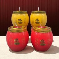 Glass Jar Candles burn 7 days of Feng Shui - Attract Wealth, Wealth, Prosperity and Perfection