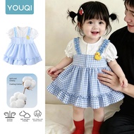 [Youqi] China 0-2 Years Old Baby Skirt 26 Years Old Summer Baby Girl Super Cute Princess Dress One Y