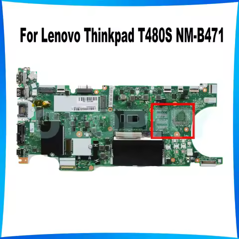 ET481 NM-B471 i5-8250U i5-8350U i7-8650U i7-8550U For Lenovo Thinkpad T480S Laptop Motherboard 4GB/8