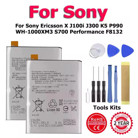 BST-36 BST-40 SM-03 LIP1624ERPC BST-37 BST-27 Battery For Sony Ericsson X J100i J300 K5 P990 WH-1000