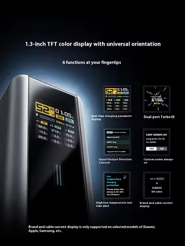 30% Off Cuktech 15 Ultra 20000mah Power Bank 210w Max Output 165w Ultra Fast Self-Charging Digital D