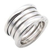 [Used] Bulgari BVLGARI Ring - B-zero1 B-zero One Ring 4-band K18WG (White Gold) B-zero1 Ring 4-band 