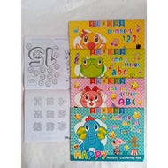 B4 Funny Activity Colouring Book 123/ABC/abc/one two three(drawing block size)1614