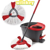 WITAKEY Mop Head 360° Spin Mop For O-Cedar/Vileda Microfiber for O-Cedar/Vileda
