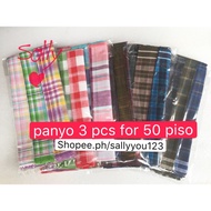 handkerchief cotton handkerchief man handkerchief woman 3 pcs cannon cotton panyo