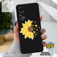 HP Oppo A78 5G Case - Oppo A78 5G casing - Flower case Motif - Cellphone protector - Oppo - Oppo A78