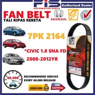 FIS Gaido Fan Belt Honda Civic FD SNA 1.8 Air Cond Alternator Power Steering Tension Belt 7PK2164 Ta