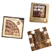 Intellectual toys_Brain challenges_ Combo Penny Puzzle _Brain Hack Brain Twisting_IQ Toy_Puzzle_Smar