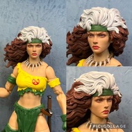 [1/12] Rogue 羅剎女 頭雕 X-Men Marvel Legends Mafex Shf Mezco