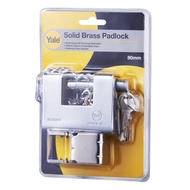 [LOCAL SG] Yale Solid Brass Armor Plated Padlock with Bracket for HDB and Condo main gate  Y1800/80/117/1 (80mm)