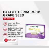 Bio-Life Grape Seed Extract 168mg Tablets (30's/box) Expiry date: Dec 2023