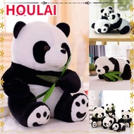 HOULAI 9/10/12/16cm Plush Panda birthday Soft cloth Toy kids baby Cute Cartoon Pillow