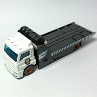 Hotwheels Hotwheels Japanese FLEET Loading Transport Truck White Rubber Tire FLEET STREET