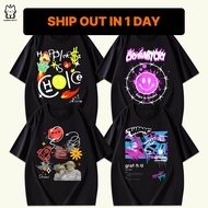 Oversized T shirt Graphic Tee - Graffiti Streetwear Oversized T-Shirt 260gsm Premium Cotton T-Shirt