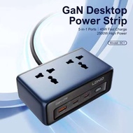 LDNIO SC1 GaN Desktop Power Strip Charger / PD 45W + QC3.0 Super Fast Charging / 2 PD + 1 USB Port +
