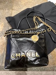 Chanel 22 mini bag 黑金