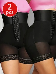 New store opening2 Pcs Women Tummy Control Thigh Slimming Shorts High Waist Body Shaper Shorts Shape