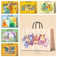 Paper Bag Custom Pokemon Pikachu Goodie Bag Gift Bag Hampers Birthday Birthday Paper Bag