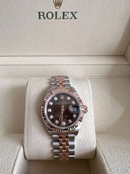Rolex Lady-Datejust 28mm Chocolate Jubilee Diamonds dial #279171-0011