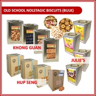 Bulk 3-6kg Old School Childhood Traditional Biscuit Tin Carton Khong Guan Hup Seng Julie Iced Gem Wa