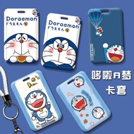 Anime Cartoon Doraemon Cute Student School ID Card Holder Personal ID Card Bank Credit Card Bus Card Mrt Card Cover
