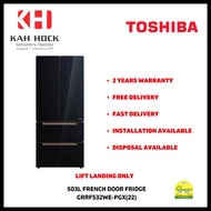 GR-RF532WE 503L FRENCH DOOR FRIDGE - 2 YEARS MANUFACTURER WARRANTY + FREE DEL