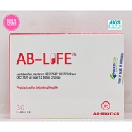 AB-Biotics AB-Life Probiotics For Intestinal Health *Cholesterol-Lowering Probiotics* 30's Capsules (Exp 08/2025)