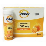 CEBION VITAMIN C EFFERVESCENT 1000MG 10'S | 40'S (TANPA CALCIUM) EXP 05/2025