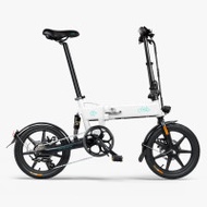 Fiido D2S 16吋可摺疊電動助力單車 - 白色 |電動單車| 入門級款式 | 後輪避震 | 隱藏式電池 | 人力/助力/純電
