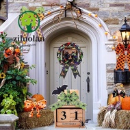 ZILUOLAN 5Yards Ribbon, Spider 5Yards DIY Sewing Crafts, Dot Print Pumpkin Handmade Ribbon Halloween