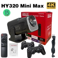 Cross-Border hy320/HY320mini Game Console Projector4K HD Portable Home Handle Projector720