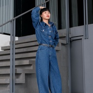 AMBRA - Mandy Denim Jumpsuit - Women's Jumpsuit