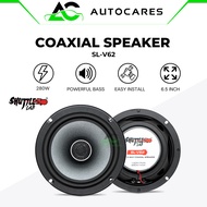 SHUTTLE LAB Speaker SL-V62 6.5" 2-Way Coaxial Speaker 280Watts 6.5 inch 2way Speaker