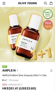 AMPLE:N Blemi Shot Ampoule 50ml 1+1 Set